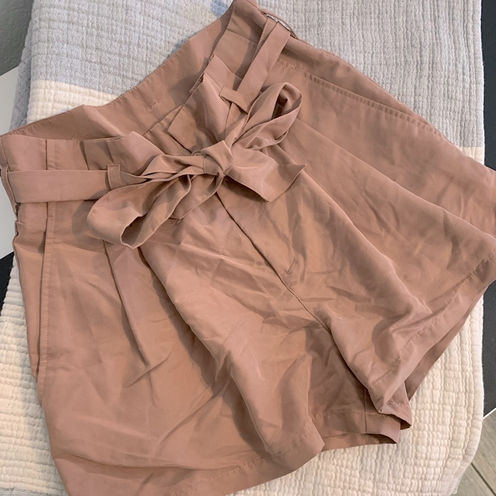 H&M Paper Bag High-Waisted Shorts